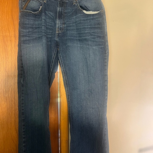 Ariat Men's Dark Blue Straight Jeans - Picture 1 of 2